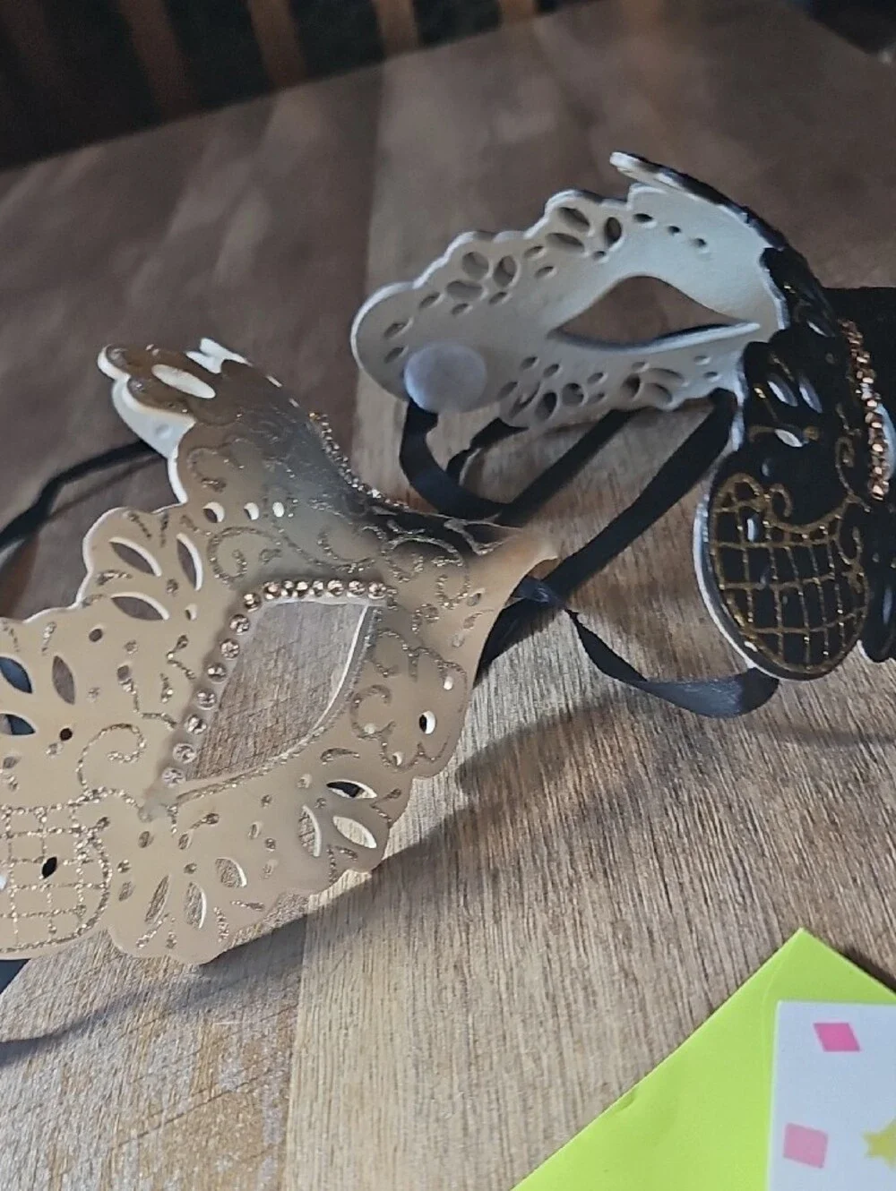 ✨ Beautiful Matching Masquerade Mask Set ✨